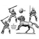 Mounted Armoured Nobles with Swords