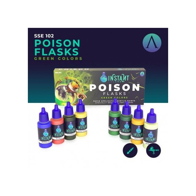 Poison Flasks Set (8)