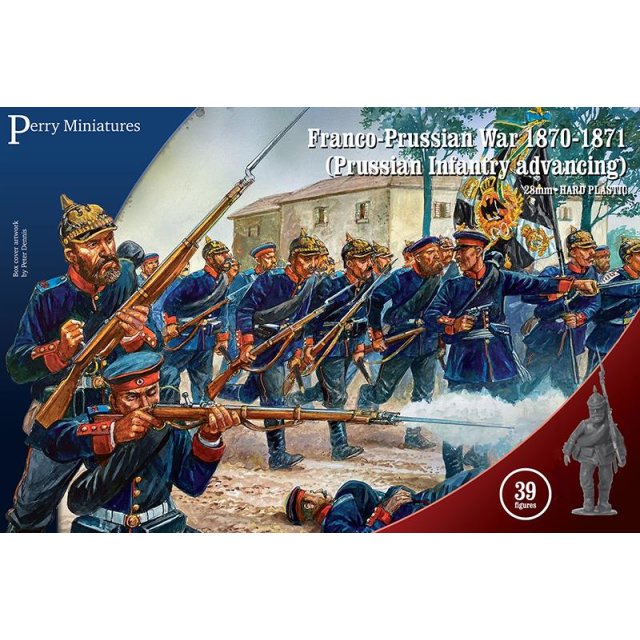 Prussian Infantry advancing (Franco-Prussian War)