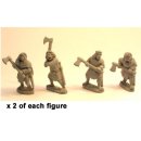 Irish Noble warriors with 2 handed axes (8)