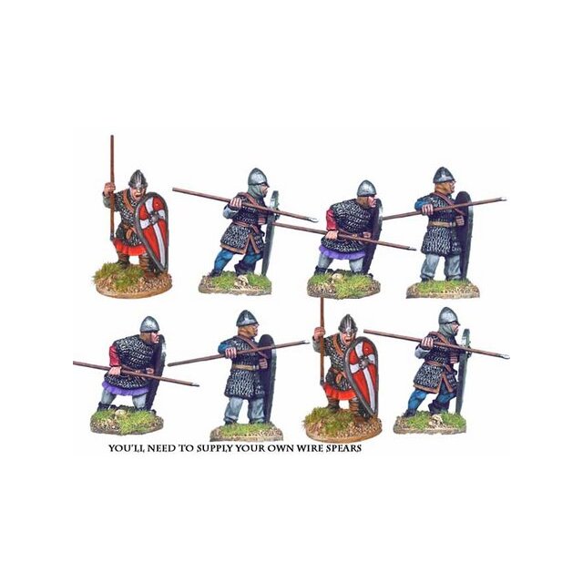 Norman Spearmen in Chain I (8 figs)