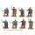Unarmoured Norman Spearmen (8 figs)