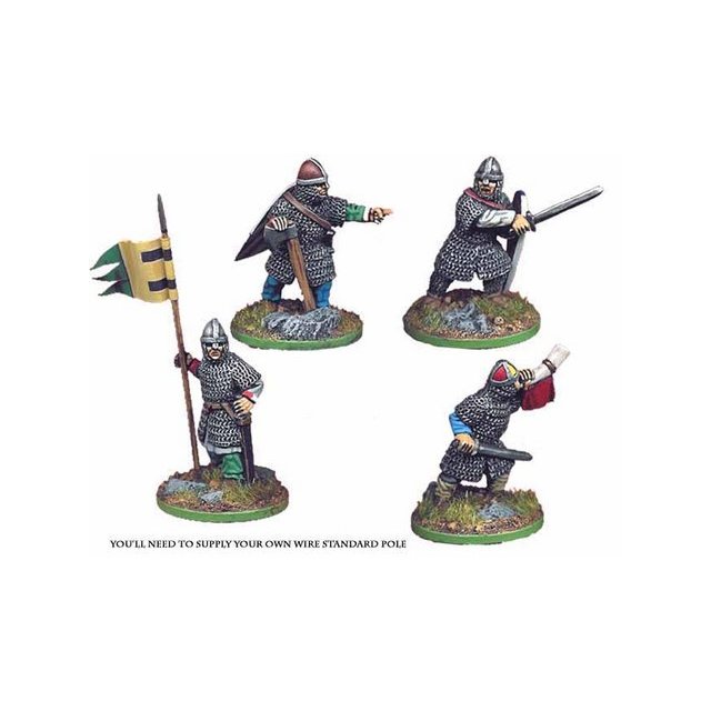 Norman Infantry Command (4 figs)
