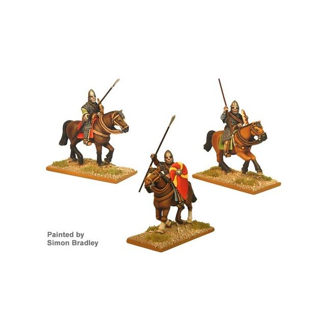 Norman Knights in chain with Spears II (3 cav figs)