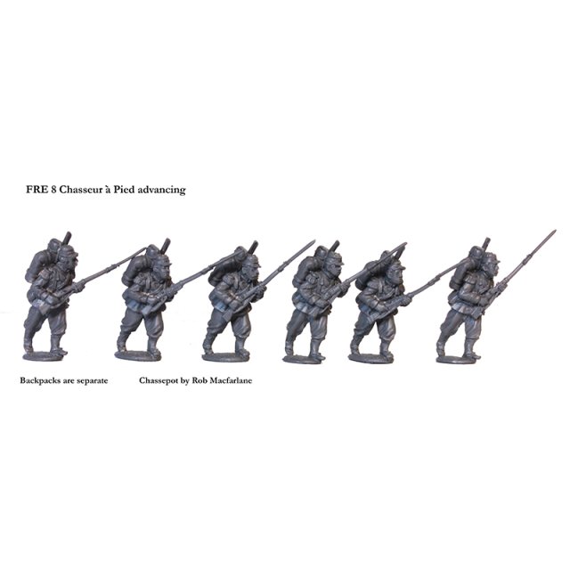 French Chasseurs a Pied advancing