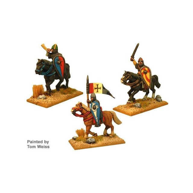 Norman Cavalry Command (3 cav figs)