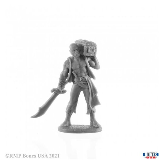 Pirate with Treasure Chest (77134)