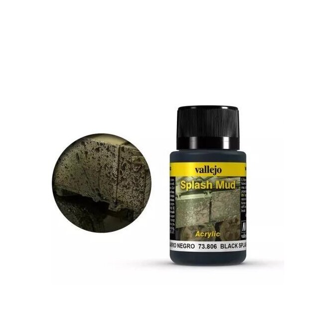 Weathering Effects Splash Mud Black 40ml