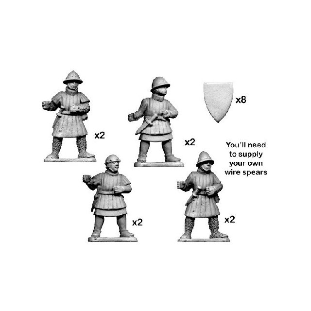 Men-at-Arms with spear & shield