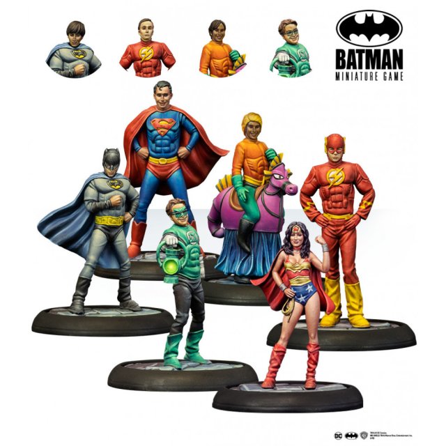 Batman Miniature Game: The Big Bang Theory Justice League Cospla