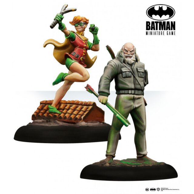 Batman Miniature Game: Oliver Queen & Carrie Kelley English