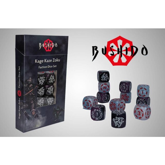 Shadow Wind Clan - Faction Dice Set