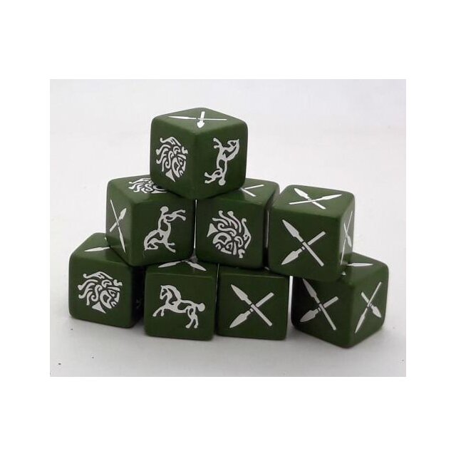 SAGA Barbarian Dice - Gauls / Iberians / Numidians (8)