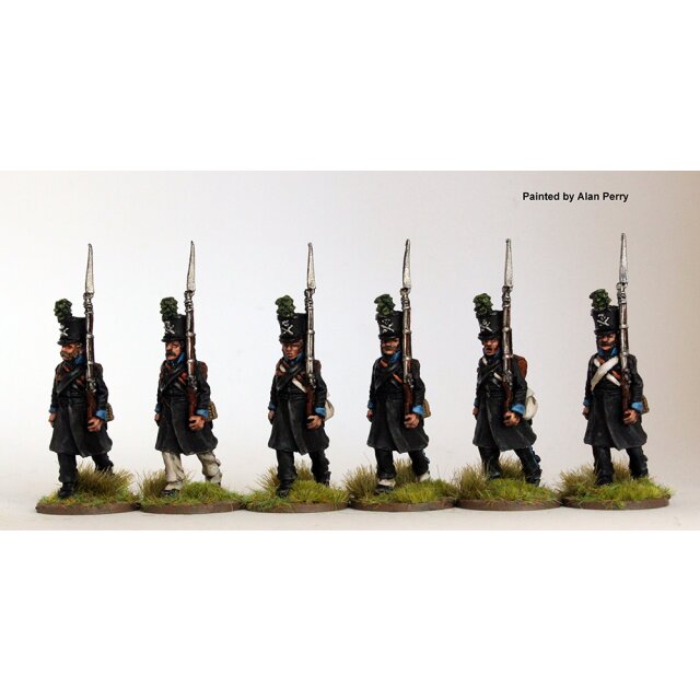 Black Band Infantry marching