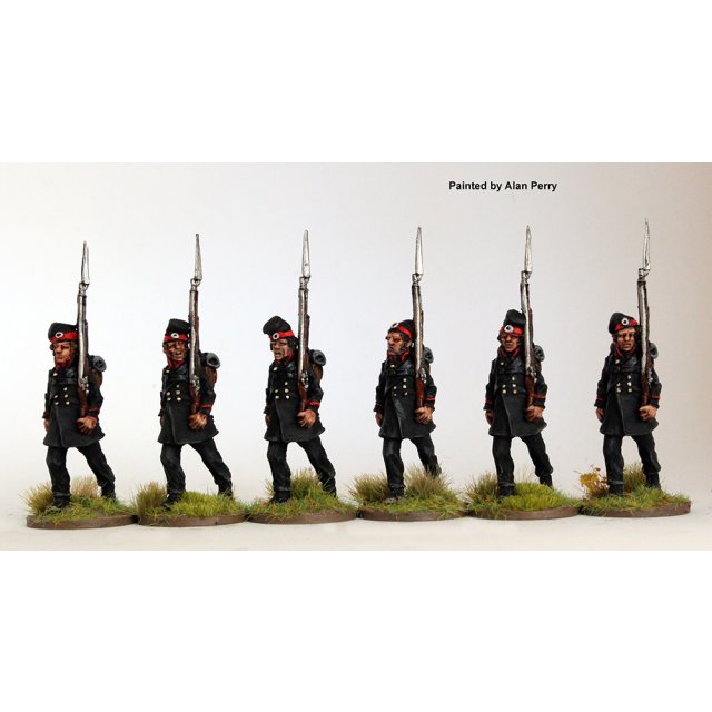 Lutzows Legion musketeer, marching