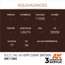 S.C.C. No.1A Very Dark Brown