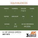 A-19f Grass Green