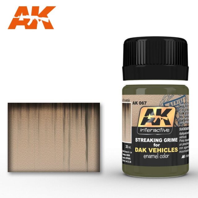 STREAKING GRIME FOR AFRIKA KORPS VEHICLES