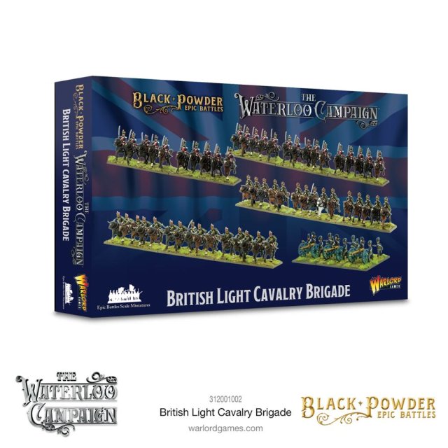 Black Powder Epic Battles: Waterloo - British Light Cavalry Brigarde