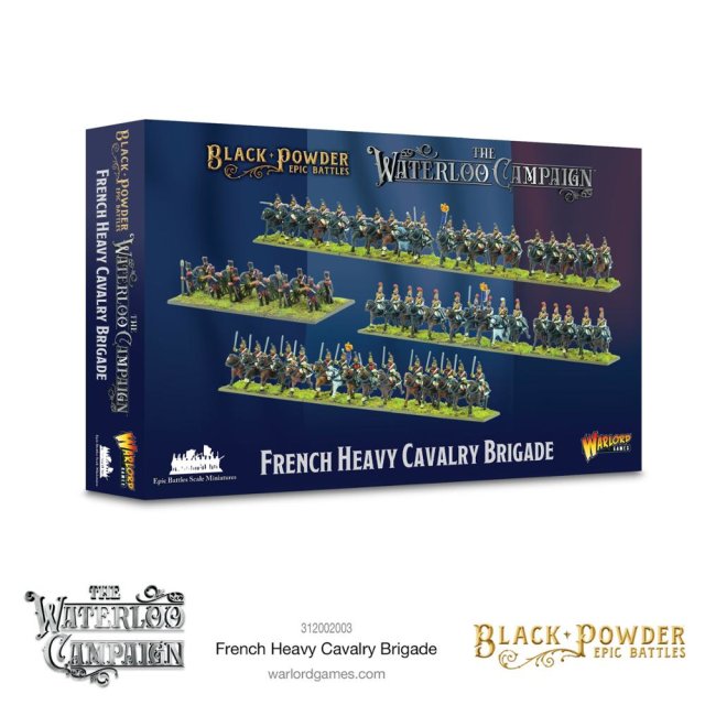 Black Powder Epic Battles: Waterloo - French Heavy Cavalry Briga