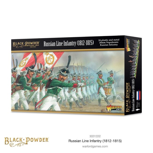 Napoleonic Wars: Russian Line Infantry (1812-1815) plastic boxed
