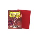 Kartenhüllen Dragon Shield Standard Sleeves - Crimson Matte (100 Sleeves)