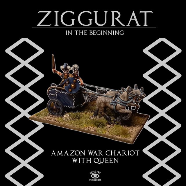 Amazon War Chariot with Queen