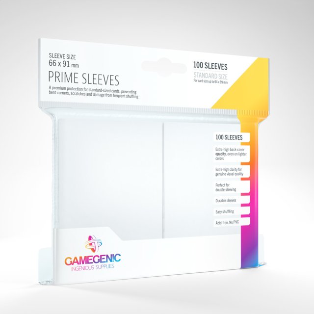 Kartenhüllen: Gamegenic Prime Sleeves Standard White (100)