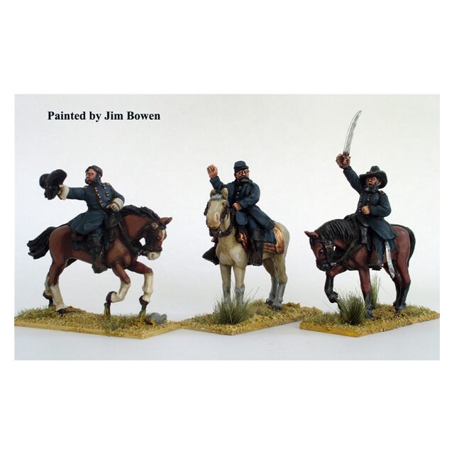 Union Generals mounted