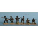 Dismounted Confederate cavalry skirmishing