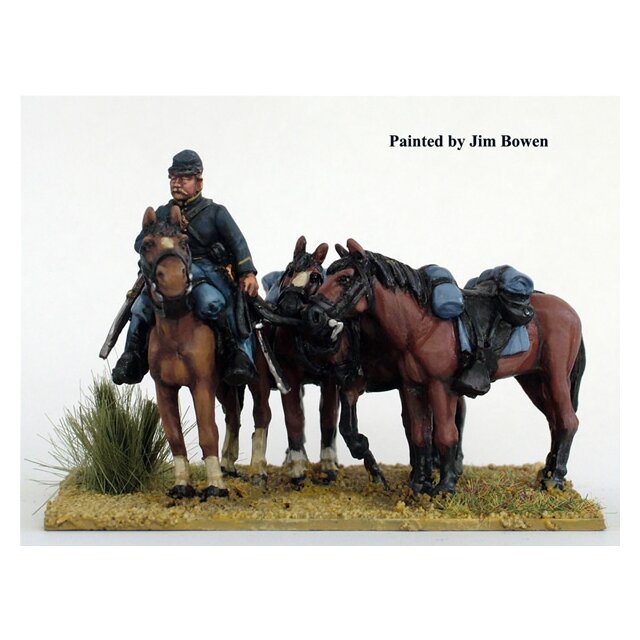 Union horse holder, plus 4 horses