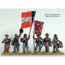 Confederate Infantry command standing