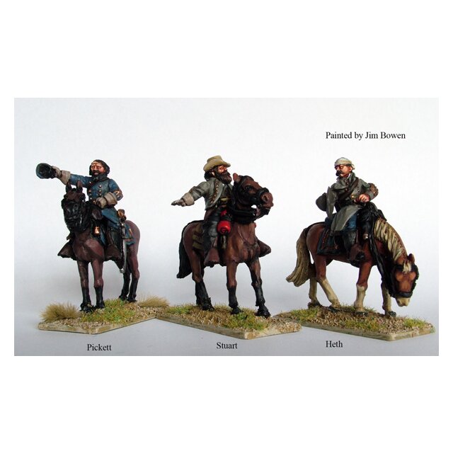 Confederate mounted Commanders