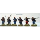 Zouave firing/skirmish line, fezzes and chasseur trousers