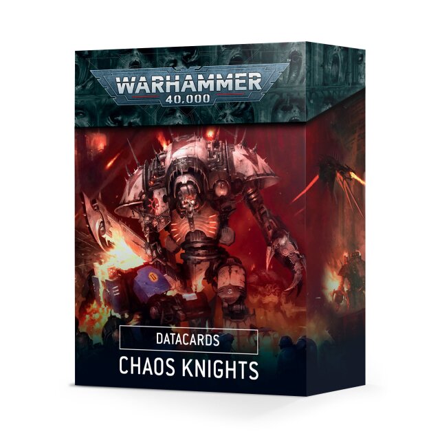 Datacards: Chaos Knights (ENGLISH)