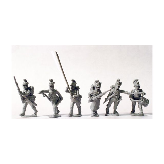 ‘German’ Infantry command in helmets advancing