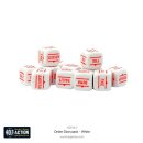 Bolt Action: Orders Dice Pack - White