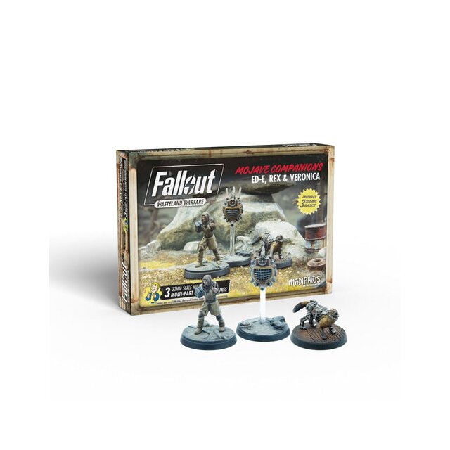 Fallout: Wasteland Warfare - Ed-E, Rex and Veronica - EN