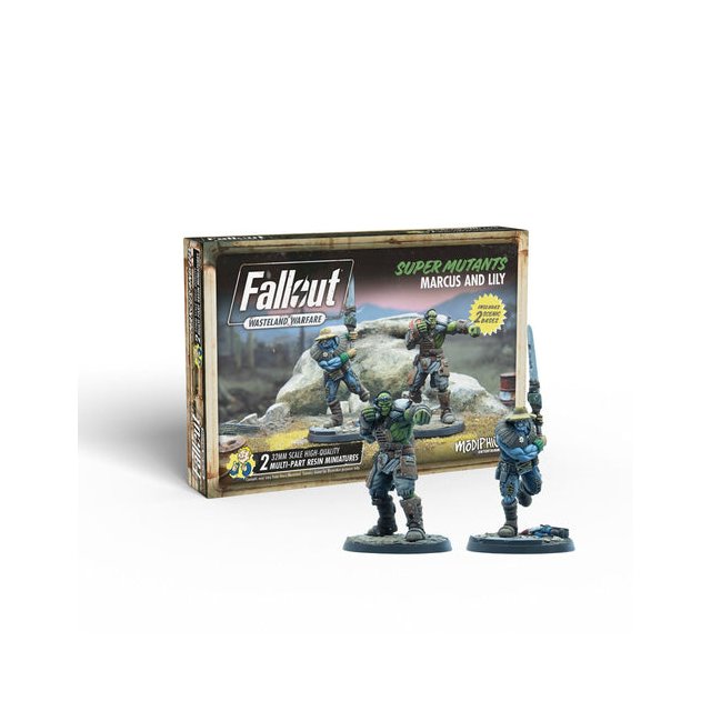 Fallout: Wasteland Warfare - Super Mutants: Marcus and Lily - EN