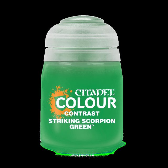 Games Workshop Citadel Paint Contrast: Striking Scorpion Green (18ml) •  Price »