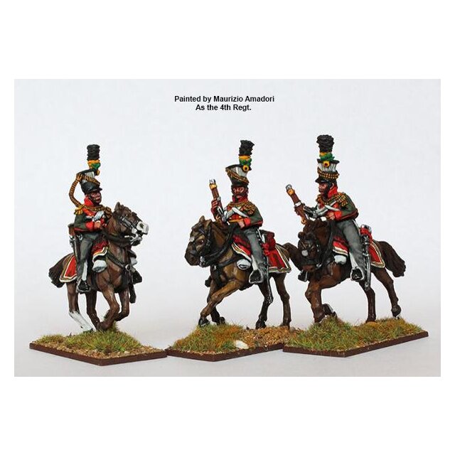 Uhlans, galloping with carbines