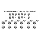 Stone Realm Warriors Female Heads & Torsos