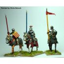 Mounted Men- at-arms,&#39white armour&#39,lance...