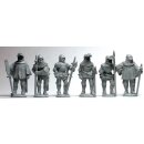 Men-at-Arms standing,separate pole arms
