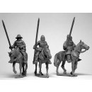 Mounted sergeants on walking horses