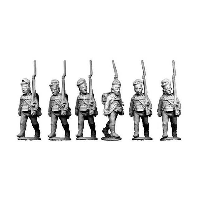 Highlanders advancing, shouldered arms