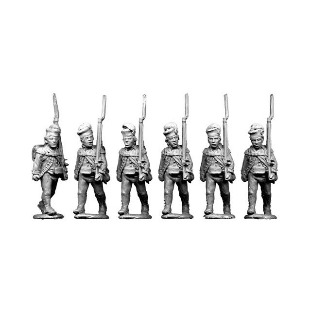 Highland Flank company, shouldered arms