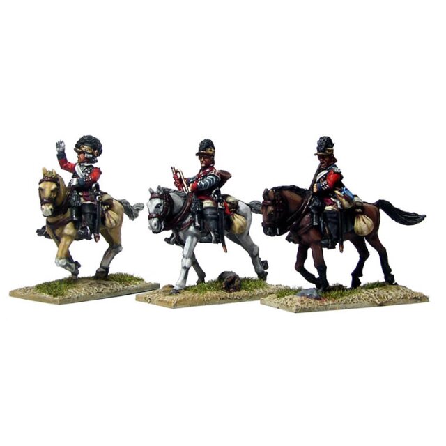 British 16th Light Dragoons Command in Tarletons