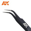 AK Precise Curved Tweezers