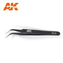 AK Precise Curved Tweezers